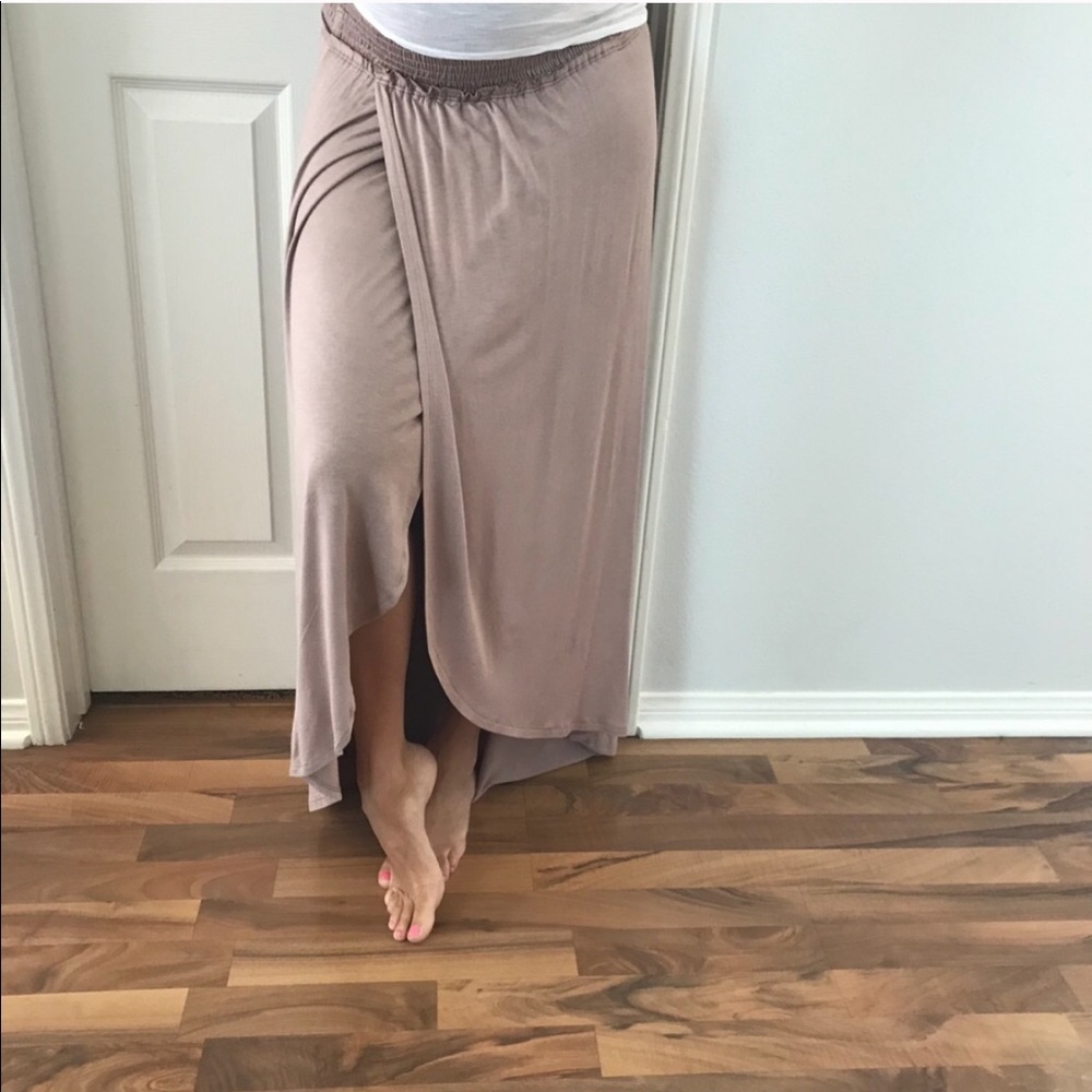 Mauve Maxi Skirt